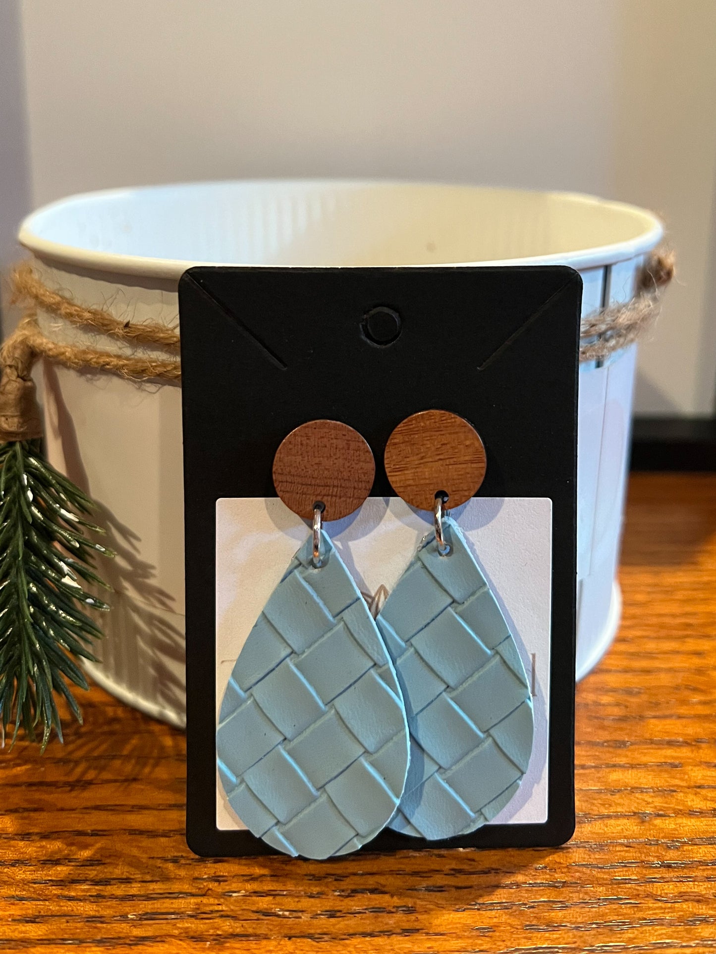 Double Sided Textured Earrings