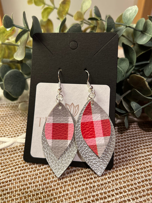 Faux Leather Earrings