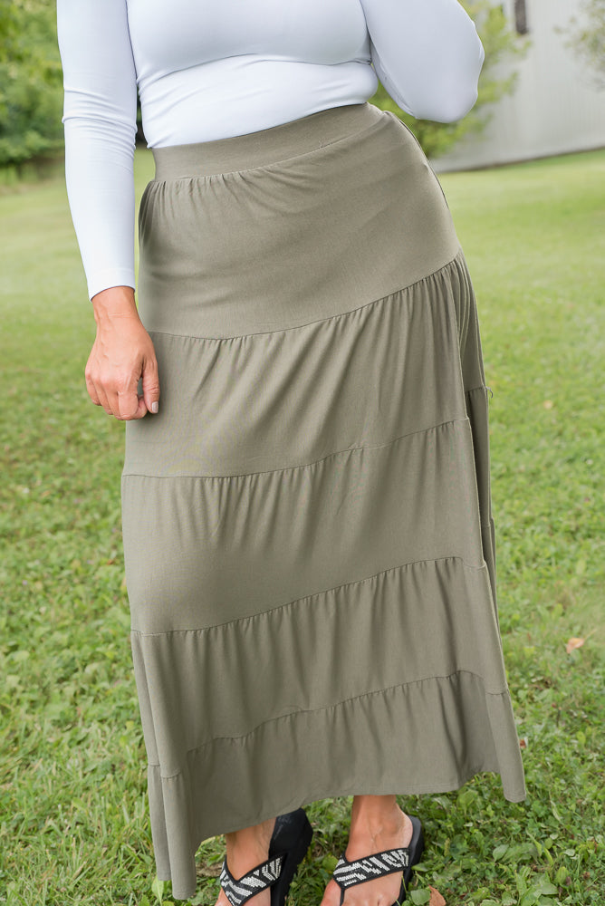 All Around Skirt in Olive