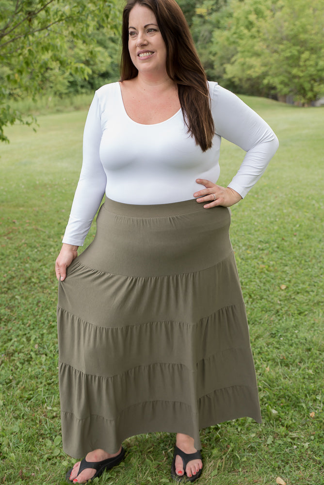 All Around Skirt in Olive