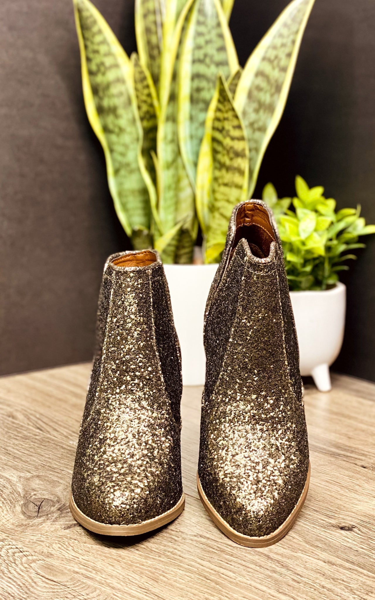 Fiera Booties in Bronze