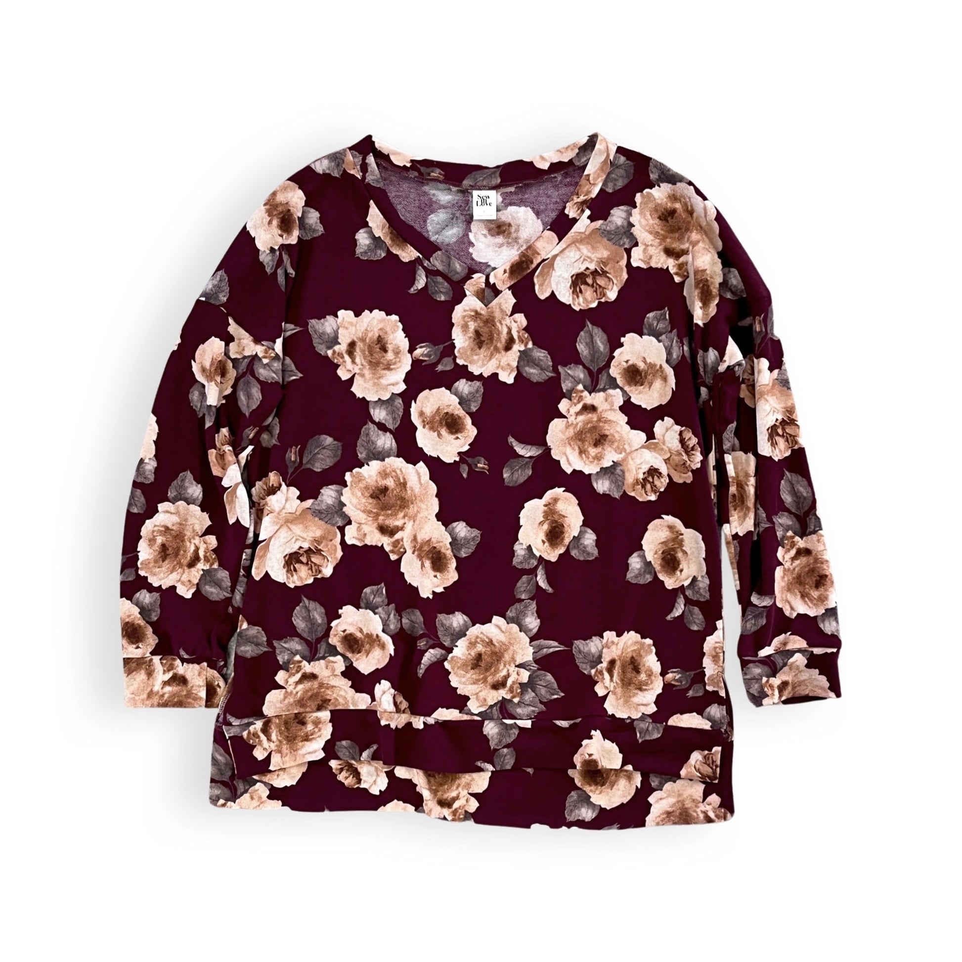 A Class Act Floral Sweater